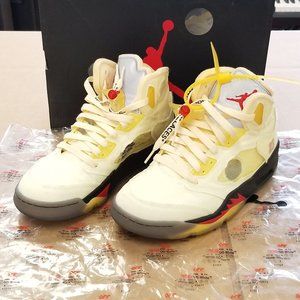 Air Jordan 5 Retro SP Off-White DH8565 100 Size 6.5